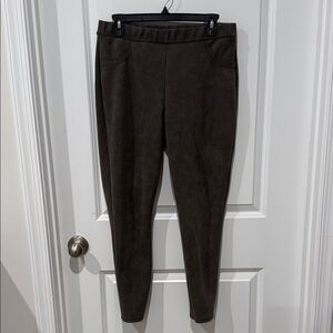 Knox Rose Dark Brown Leggings Faux Suede